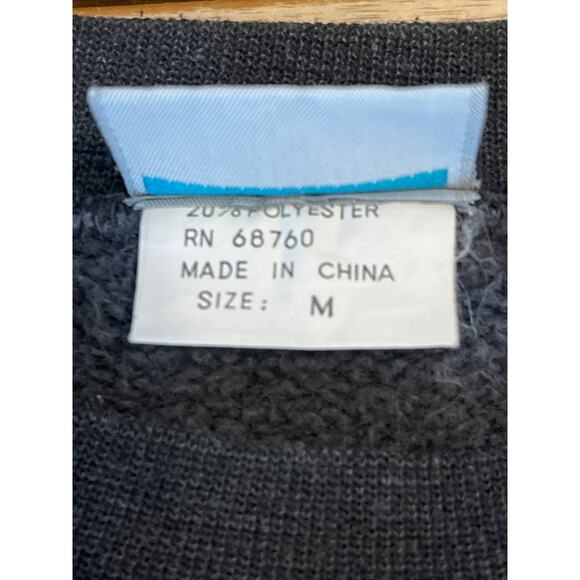 Vintage 90s JIMMY'Z Black Crewneck Mens Size Medium - Picture 10 of 10